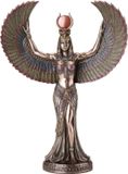 Veronese Design Egyptische Godin Isis Beeld/Figuur - Brons - 33cm