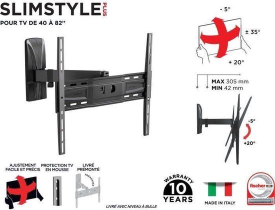 Meliconi SlimStyle Plus 400 SR TV-muurbeugel