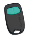 SCS Sentinel AAM0132 2-kanaals poortafstandsbediening met roterende geheime code, 433,92 Mhz zendfrequentie, 1 CR2032 Lithium batterij, SimplyControl, Turquoise