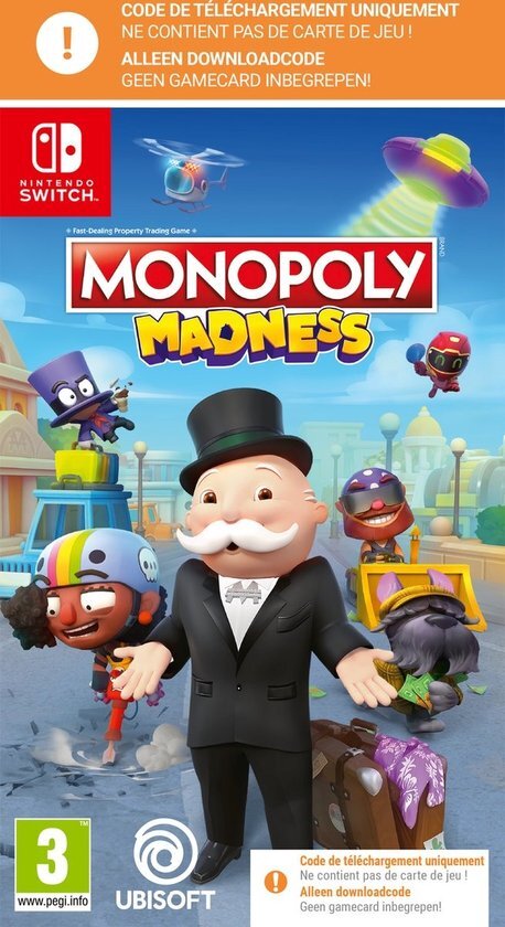 Ubisoft Monopoly Madness (Code in a Box) Nintendo Switch