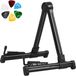 Shenzhen Haorui Industrial Technology Co., Ltd. Support de guitare universel pliable pour guitare acoustique et électrique - Jaune, Bleu, Noir, Rouge, Vert, Blanc