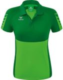 Erima Six Wings Polo Dames - Smaragd / Green | Maat: 36