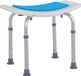 HOMCOM douchekruk - aluminium - 52x31x52cm - blauw
