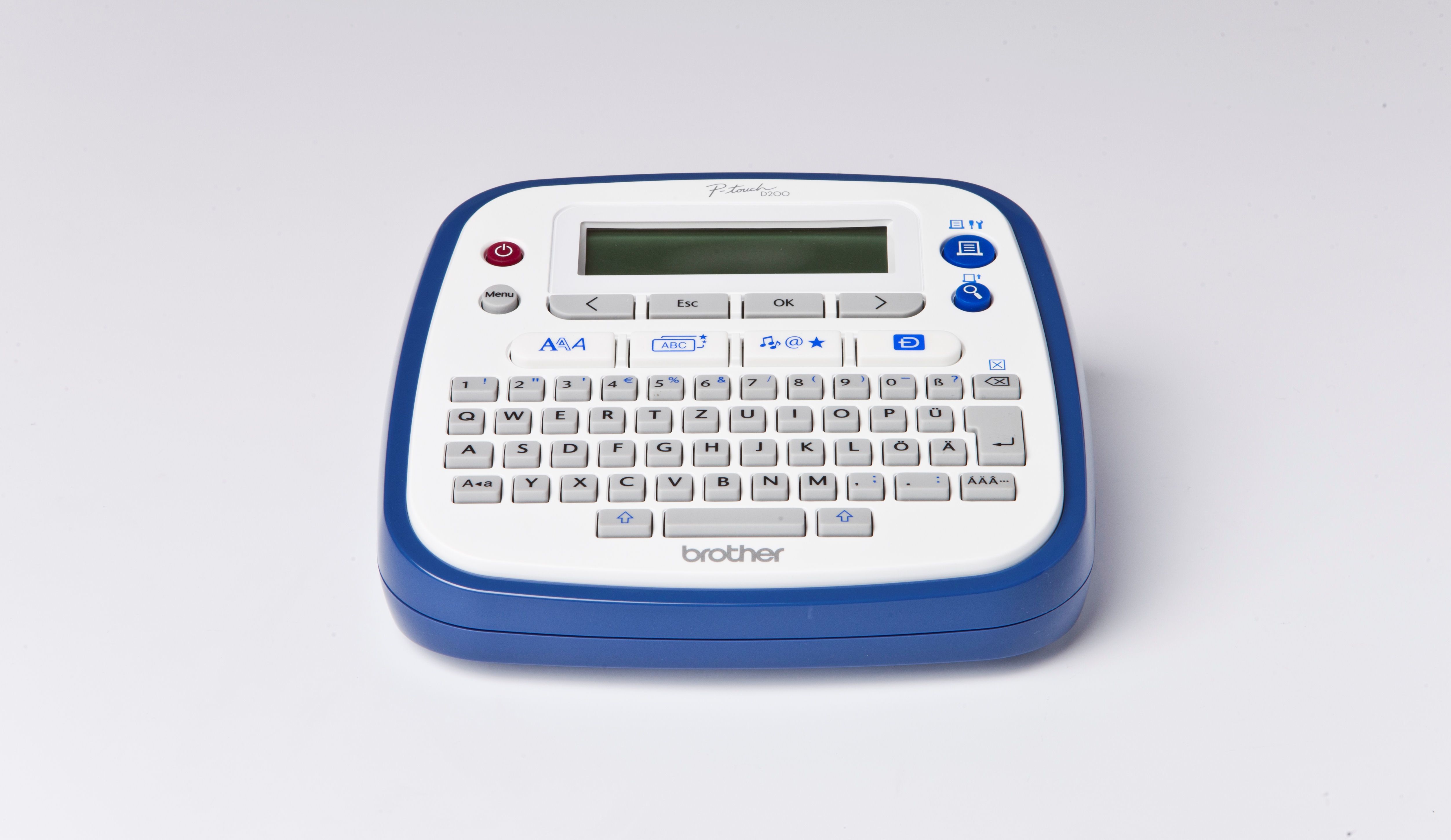 Brother P-touch D200WNVP Label Printer - Thermal Transfer, 180 x 180 DPI, QWERTY