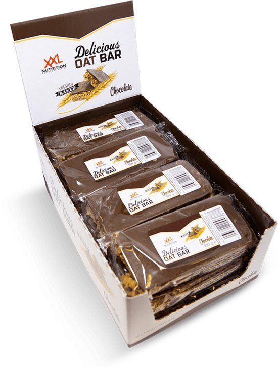 XXL Nutrition Delicious Oat Bar Chocolade Havermoutreep 12 Pack