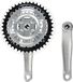 Point Point trapas 4-arm, slinger lengte 170mm, aluminium, gepolijst, 02009000