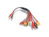 Carson 500906306 8-in-1 meervoudige oplaadkabel, 4 mm banaanstekker