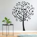 Sticker mural Arbre Musical - Noir