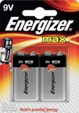 Energizer Alkaline batterij 9V 2-blister