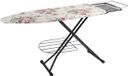 Merkloos Relaxdays Strijkplank - 110 x 33 cm - voor stoomstrijkijzer - verstelbaar - rozen