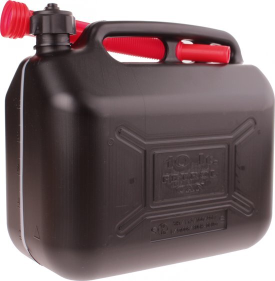 ProPlus Jerrycan 10 Liter Met Vulslang Kunststof Zwart