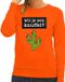 Bellatio Decorations Shoppartners Bv Wil je een Knuffel tekst sweater oranje dames - dames trui Wil je een Knuffel - oranje kleding XS
