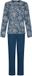 Pastunette Nordic Bloom Pyjama Katoen Interlock Blauw Maat 38
