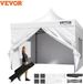 Vevor Tente de réception 3x3m Blanc Imperméable Easy-up avec parois latérales
