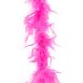 Merkloos / Sans marque Carnaval verkleed veren Boa - fluor fuchsia roze - 2 meter - Verkleedkleding accessoires