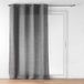 douceur d'intérieur Loulaine Black Wool Effect Eyelet Curtain (140 x 280 cm)