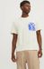 JACK&JONES - JORMARBELLA POCKET TEE SS CREW NECK - Hommes - T-shirts - Crème - XXL