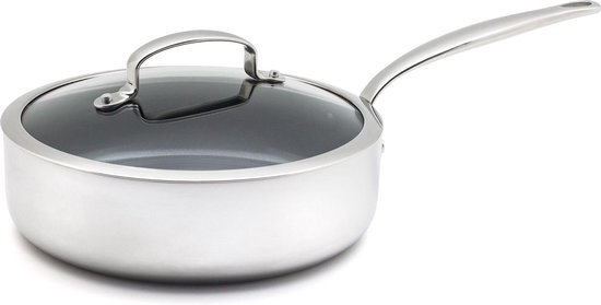 Greenpan Barcelona Infinity rechte sauteuse met deksel 24 cm