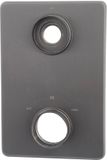 Wiesbaden Caral Verlengkits Afbouwdeel 2-Weg - Gunmetal PVD