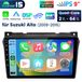 Suzuki autoradio 9 pouces Carplay Android 15 pour Suzuki Alto (2009-2016) avec navigation GPS, Wi-Fi, Bluetooth, DAB+, commande au volant, connexion USB et DSP, 2 Go de RAM et 64 Go de stockage