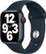 123watches Bracelet de sport - Bleu minuit - Silicone - S/M - Convient pour Apple Watch