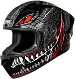 SMK Stellar Taotei Integraalhelm - Grijs/Rood/Zwart - Maat M (57-58 cm)