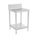 Royal Catering Roestvrij stalen werktafel - 60 x 60 cm - opstand - 150 kg laadvermogen
