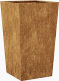 vidaXL Plantenbak 45x45x75 cm weervast staal