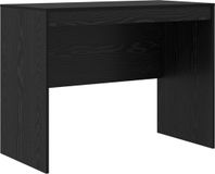 vidaXL Bureau Zwart Eiken 145.5 x 50 x 127 cm