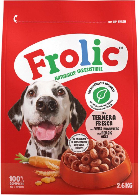 Frolic Droog Rund - Hondenvoer - 2.6 kg