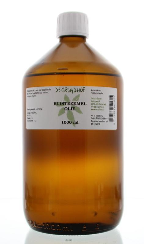 Cruydhof Rijstezemelolie 1000ml