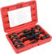 Holland Connections Lagertrekkerset, 10-delige lagertrekkerset voor blinde boringen, gereedschapset voor het verwijderen van binnenlagers in motorfietswielnaven van 8-25 mm/0,31-0,98 inch.