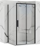 REA Rapid Slide Black 160 x 80 - 195 cm Douchecabine Rechthoek Zwart