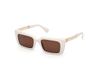 Max&amp;Co Max & Co. MO0143 Shiny Ivory 52/19/140 Vrouwen Zonnebrillen