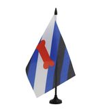 AZ FLAG Tafelvlag Puppy Pride Play 21x14 cm Polyester 100D Plastic Voet