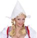 Merkloos Carnaval verkleed Boerinnen hoofdkapje - wit - voor dames