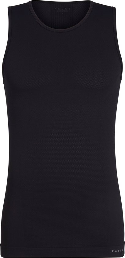 Falke Cool Comfort Fit Singlet Heren Zwart Maat S