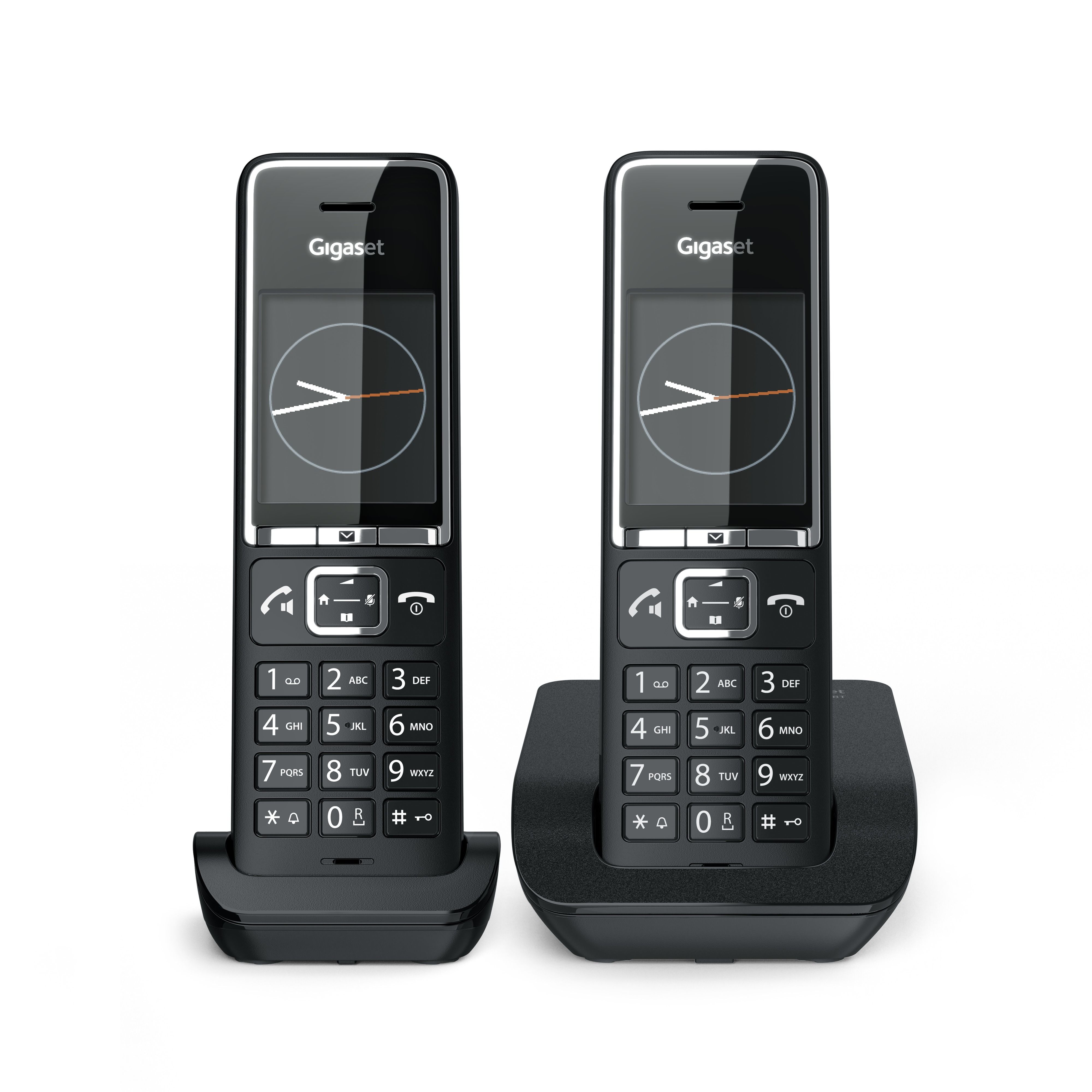 Gigaset COMFORT 550 duo - Draadloze telefoon - Zwart