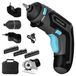 Cecotec Kompakter accuschroefboormachine PowerGyro 3500 Total Set, 4V, 1500 mAh, inclusief 4 verwisselbare opzetstukken, 200 omwentelingen per minuut