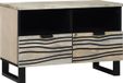 vidaXL TV-meubel 70 x 33 x 46 cm bewerkt hout wit