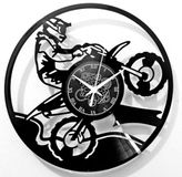 Instant Karma Clocks Wandklok | Motocross | Enduro | Motorfiets | Rider | Cadeau-idee | Stijl 02