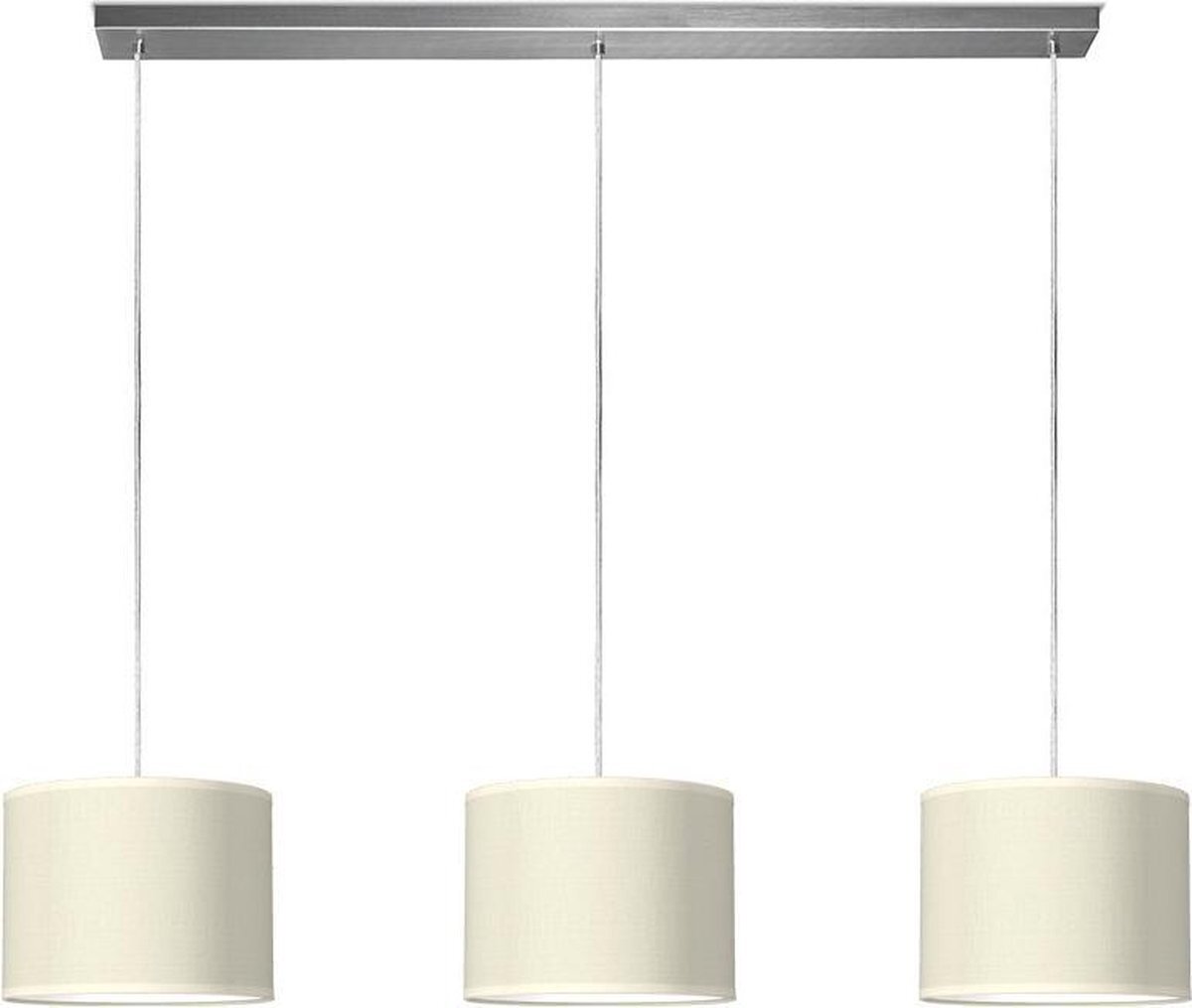 Home Sweet Home Hanglamp - - verlichtingspendel beam inclusief 3 lampenkap - moderne pendellamp - 3 lichts - Ø 25 cm lengte 100cm - geschikt voor E27 LED lamp - warmwit
