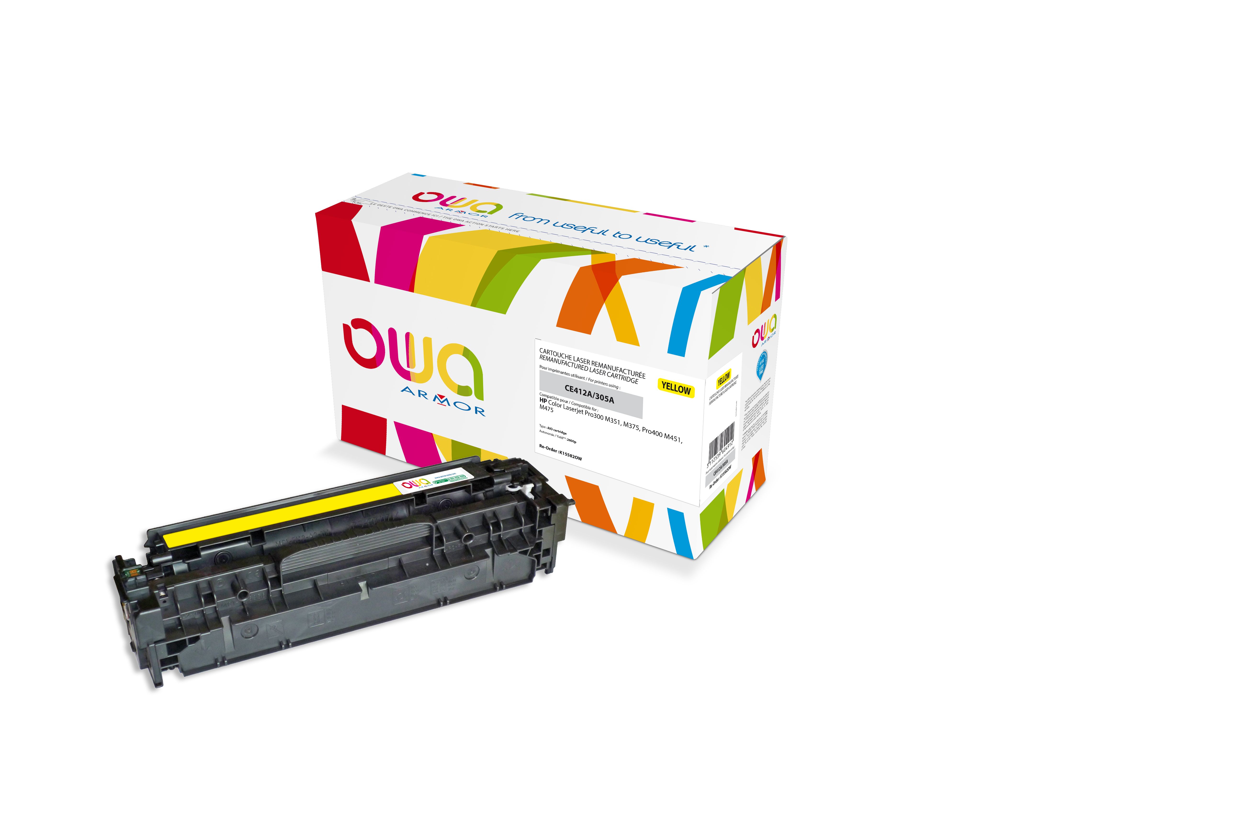 ARMOR K15582OW - Tonercartridge - Geel
