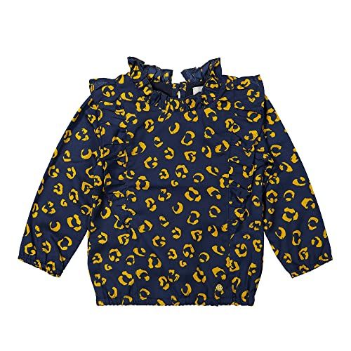 Koko Noko Meisjesblouse - Navy + Oker Geel - 12 Maanden