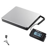 VEVOR Platformweegschaal, 150 g-200 kg, pakketweegschaal, 50 g nauwkeurigheid, digitale weegschaal, kg/lbs: oz telweegschaal, 309 x 262 x 45 mm, ABS, roestvrij staal, tarra-functies