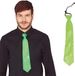 Fiestas Guirca Stropdas pailletten 37 cm NEON Groen