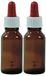 Viva huishoudelijke artikelen - Pipetfles van bruin glas, 20 ml, met etiketten, Made in Germany & BPA vrij