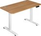 Happyment bureau Deluxe - Électrique réglable en hauteur 72-116 cm - Chêne - Métal - Marron