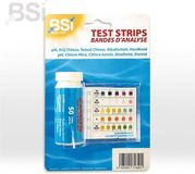Merkloos BSi 100x Test strips voor zwembaden - waterkwaliteit controle - zwembadwater - PH meten