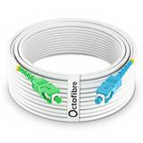 Octofibre Freebox glasvezelkabel 50m Kevlar-afscherming SC APC naar SC UPC